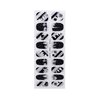 PUEEN 3D Sparkle Nail Wraps Collection WILD IN LOVE - 5 Pack (18 Strips Each) Nail Wraps/Nail Strips/Nail Foils/Nail Stickers/Nail Decals/Nail Patches Fashion Designs-BH000196