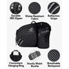 WATERFLY Hiking Waist Bag Fanny Pack with Water Bottle Holder for Men Women Running & Dog Walking Fit All Phones (Bottle Not Included)