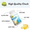 Sprout Source Sea-Harvested Pelagic Omega 3 Fish Oil 1200 mg, 90-Day Supply, High Potency EPA DHA Fatty Acids, Lemon Flavor Omega 3 Softgels for Heart, Eyes and Joint Health - Non-GMO - 90 Count