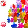 Bonka Bird Toys 2949 Pk24 3/4" Color Tiny Pacifiers Parrot Bird Toys, Conure, Quaker, Ringneck, and Similar