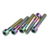 Wanyifa Titanium Ti M6x35mm Bolts Allen Head for Bicycle Headset Screws Pack of 5 (Colorful)