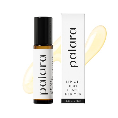 Palara Lip Oil | 100% Plant-Derived & Vegan | Hydrating & Nourishing Lip Care with Squalane | 4-Ingredient Lip Oil Formula for Dry Lips | Lip Moisturizer Rich in Antioxidants and Vitamins | 0.33 oz
