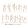 DS. DISTINCTIVE STYLE Unpainted Figures 1:50 Scale 100 Pieces Assorted Poses Miniature People for Architectural Layout Project O Scale Model Trains Railroads Home Bonsai Decor