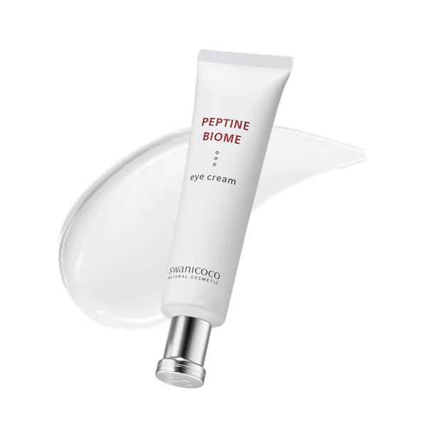 SWANICOCO Ultra Peptine Biome Eye Cream 30 Low Molecular Peptide and 18 Microbiomes, Sensitive Skin Anti Aging Eye Cream for Wrinkles & Crows Feet Korean Skincare 30ml 1 Fl Oz