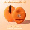 Real Techniques Mini Miracle Concealer Puff 6 Pack, Small Makeup Puff For Liquid & Cream Foundation & Concealer, Targeted Concealing Under Eyes & Blemishes, Travel Friendly, Vegan, & Cruelty Free