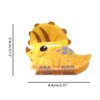 Novelty Yellow Triceratops Dinosaur Hair Clip,Acrylic Claw Clips,Hair Clips for Women
