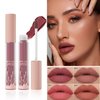 Kyannkara Liquid Matte Lipstick Velvety Mud Texture,Waterproof Long-Lasting,Non-Stick Cup,High Pigmented,Feels Comfortable On Lips H04