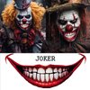 ENYACOS halloween temporary face tattoos for adults, halloween prank makeup temporary tattoo, Halloween scary big mouth tattoo, clown tattoos, zombie makeup face stickers
