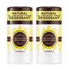 Lavanila Natural Aluminum Free Deodorant 2-Pack, Vanilla Lemon - The Healthy Deodorant for Men and Women, Solid Stick (2 Ounce Each), Vegan
