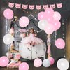 Pink Pig Happy Birthday Banner Pig Garland Cute Pig Birthday Party Supplies for Girl Pig Theme Birthday Decoration Piggy Party Supplies