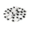 Sowaka 60 Pcs 1 Inch Wiggle Eyes Self Adhesive Pack Round Sew on Small Googly Eyes Stickers for Craft Scrapbooking Supplies Classroom Kids Children Handmade Project Decoration