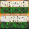EMOME 500+ Styles Glow Halloween Tattoos for Kids Bulk, Cute Kids Temporary Tattoos Stickers, Halloween Treats Party Supplies Favors Decorations for Boys Girls (56 Sheets)