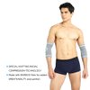 NeoTech Care Elbow Support Brace with Rayon Fabric Made from Bamboo, Gray (Size XL, 1 Pair)