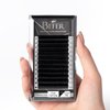Befer Beauty Volume Lash Extensions 0.07D, Mix-15-20mm Eyelash Extension Matte Black, Easy Fan Volume Lashes Fluffy Matte Black Soft, D Curl Self Fanning Lash Extension Professional Eyelash Extensions
