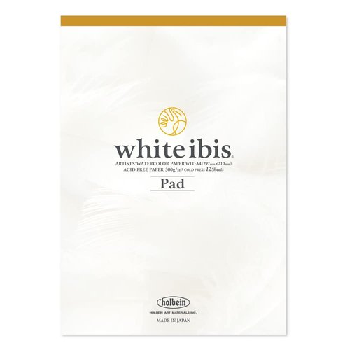 White Ibis Watercolor Paper Pad - 12 Sheets