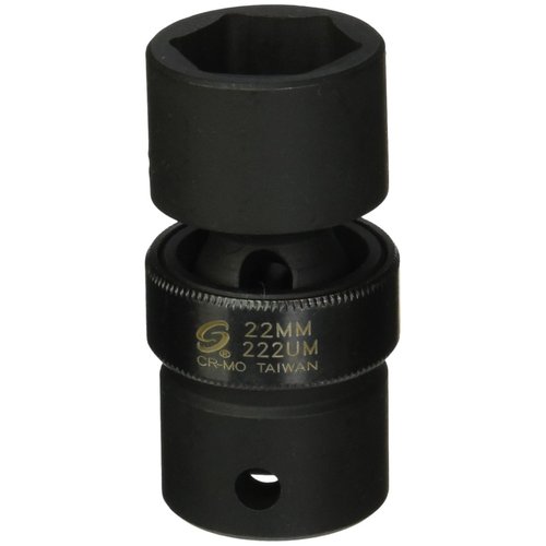 Sunex 222um 1/2-Inch Drive 22-mm Universal Impact Socket