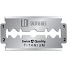 100 Loi Titanium Double Edge Razor Blades For Safety Razor - Men´s Safety Razor Blades For Shaving For Men For A Smooth And Clean Shave (1 Year Supply)