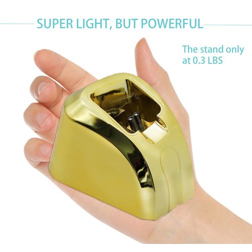 Kaynway Hair Clippers Charging Stand, Professional Clipper Charging Dock Storage Station Base for Wahl 5-Star Magic Clip Senior 100th Anniversary Soul Sterling-4 Detailer Cordless Clipper (Gold)