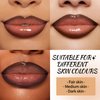 Noerrors Brown Lip Liner Gloss Set Plumping Nude Brown Lip Pencil Glossy Lip Oil Moisturizing Nourishing Glitter Lip Combo Big Brush Head Lip Liquid Shiny Glow Lip Stain Non-Stick Cup Lip Makeup