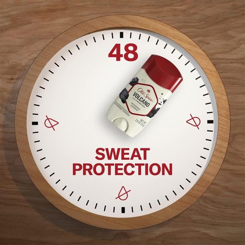 Old Spice Men's Antiperspirant & Deodorant Volcano with Charcoal, 2.6oz Pack of 3 with Travel-Size Swagger Body Wash