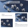 40 Pieces Spiral Hair Pins Swirl Hair Twists Coils Rhinestone Hair Spiral Jewelry Hair Pin Clip Accessories for Wedding Bridal Party Favors, 8 Styles