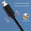 Kasfye Micro USB Charging Cable, 2/3Pack Micro USB Cables 3FT Android Fast Charging Data Cables, High Speed Data Stable Fast Charging Cable Android Phone Cables (3packs)