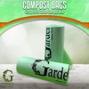 Compostable Trash Bags for Kitchen Compost Bin - Fits 1, 1.2, 1.3, 1.5 Gallon Biodegradable Compost Bags for Kitchen Pail liners- Package of 2-50 bags per Roll fits Gardenatomy, Goldsol and Other Bins