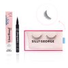 Silly George SuperNatural Series Starter Kit - Pretty Lashes with Adhesive Black Eyeliner | Clear and Flexible Band gives Lashes Natural Look | Extra Strong Hold for False Eyelashes (Astra)