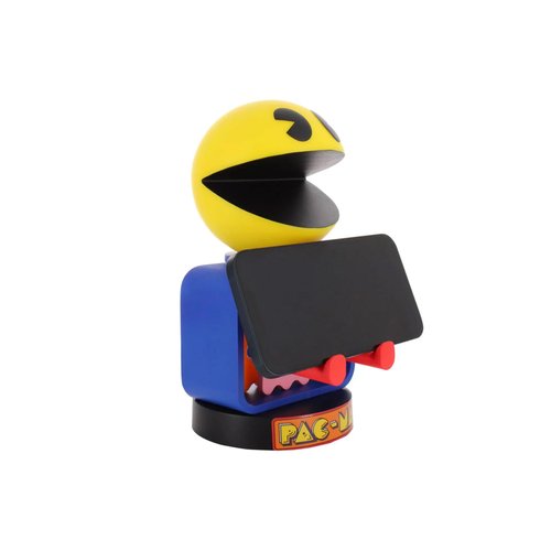 Exquisite Gaming: Bandai: Pac Man - Cable Guys Original Controller & Phone Holder, Collectible Device Stand, Officially Licensed Figure