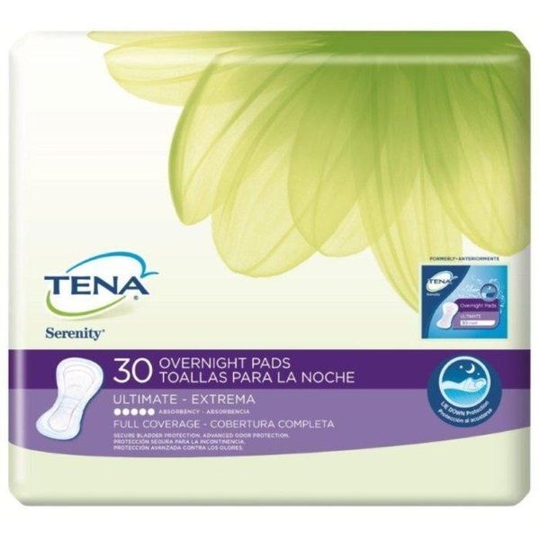 TENA Intimates Bladder Control Pads, Overnight, 16 Inch, Pack of 28