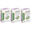 LOLE'S Luxury Pure Natural Soap, Lavender and Olive Oil Beauty Soap Bar, Ultra Moisturizing, Gentle Exfoliating, Face Body Care, Vitamin E, Fresh Touch, LOLES Pack of 3 (5.2 Ounce Each)