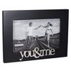 Malden International Designs Expressions You and Me Black Wood Picture Frame, 4x6, Black