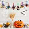 HOWAF Bat Craft Kit Stickers 24 Pack Halloween Crafts Sticker Kits for Kids Make Your Own Bat Ornament, DIY Bat Trick or Treat Projects for Halloween Holiday School Classroom Activities