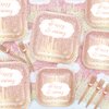 81 Pieces Rose Gold Party Decorations - Rose Gold Party Supplies, Include Dinner Plates, Dessert Plates, Napkins, Rose Gold Tablecloth, Forks for Girl Women Mom Birthday Party Supplies, Serves 20