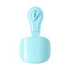 KISS imPRESS No Glue Pedi Press-On Nails, Toenails, Fruitful', Light Blue, Short Size, Squoval Shape, Includes 24 Nails, Prep Pad, Instructions Sheet, 1 Manicure Stick, 1 Mini File