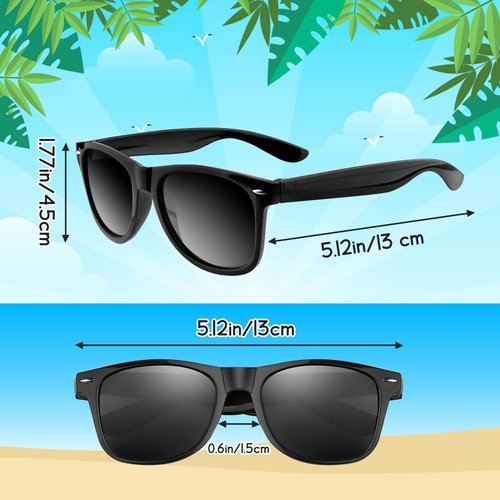 ASTARON 8 Pack Novelty Sunglasses for Kids 3+ Summer Beach Party Birthday Party Favors Supplies Goody Bag Filler