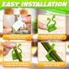 Wall Plant Clips for Climbing Plants - 110Pcs Plant Support Clips Reusable Climbing Plant Wall Clips for Plant Vines - 3 Sizes Garden Clips for Plants Self Adhesive Plant Training Clips for Wall