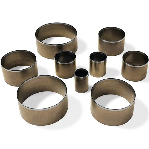 YKSPLUSK Leather Circle Cutter Tool Set, 9 Pieces Circle Punch Tools 15 20 25 30 35 40 45 50 55mm, High Carbon Steel Round Leather Cutting Dies - Leather Hole Punch Tool Kit for DIY Leather Crafts