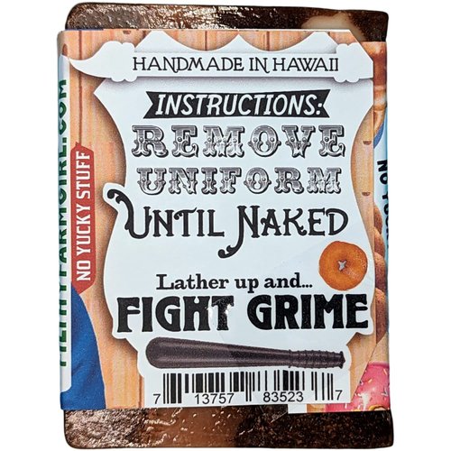 Filthy Policeman All Natural Vanilla Spice Soap Bar, Brown