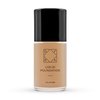 Liquid Foundation with Spatula - Long-Lasting, Dewy, Lightweight, and Buildable Full Coverage Foundation Makeup - 1oz/30ml - Auburn, a Medium Shade with Warm Undertones