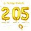 40 Inch Number 2025 Balloons Gold, Giant Foil Mylar Helium Balloons for 2025 New Years Party Decorations New Years Eve Party Supplies Decoracion De Año Nuevo 2025 Graduation | Gold