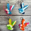 30 Packs Eagle Fly Mini Pop Bubble Fidget Keychain Decor for Party Favors, Goodie Bag Stuffers Christmas Valentine Gifts, Classroom Student Prize