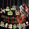 Drink Up Grinches Banner Drink Up Christmas Decorations Drink Up Christmas Banner Christmas Whoville Decorations Grinch Christmas Party Decorations