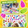 80 PCS Squishy Colorful Animals Toy Touch Sensory Stress Relief Goodie Bag Classroom Prizes Birthday Gifts for Boys and Girls