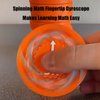 Math Fidget Spinner,Math Fidget Toy,Math Learning & Education Toys Game,Relieves Stress,Math Games for Kids(Random Color 18PCS)