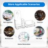 zavekia Acrylic Brochure Holder.4 inches Wide Brochure Holder Wall Mount Clear Countertop Organizer Literature Holders (2)
