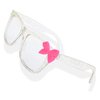 Jojo Siwa Blue Light Blocking Glasses with Pouch Juniors Computer Glasses for Women Eyewear Screen Protection (Sparkle Pink)