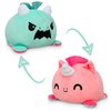TeeTurtle - The Original Reversible Dragon + Unicorn Plushie - Pink + Blue - Cute Sensory Fidget Stuffed Animals That Show Your Mood