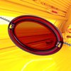 Schmerler Tanning Glasses, Flexible Tanning Goggles Eye Shields, UV Eye Protection Sunglasses for Tanning in the Solarium, Individual Tanning Sun Bed Goggles, The Shades, Elastic Band, Red