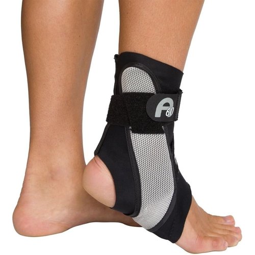 Aircast A60 Ankle Support Brace, Left Foot, Black, Medium (Shoe Size: Men's 7.5-11.5 / Women's 9-13)